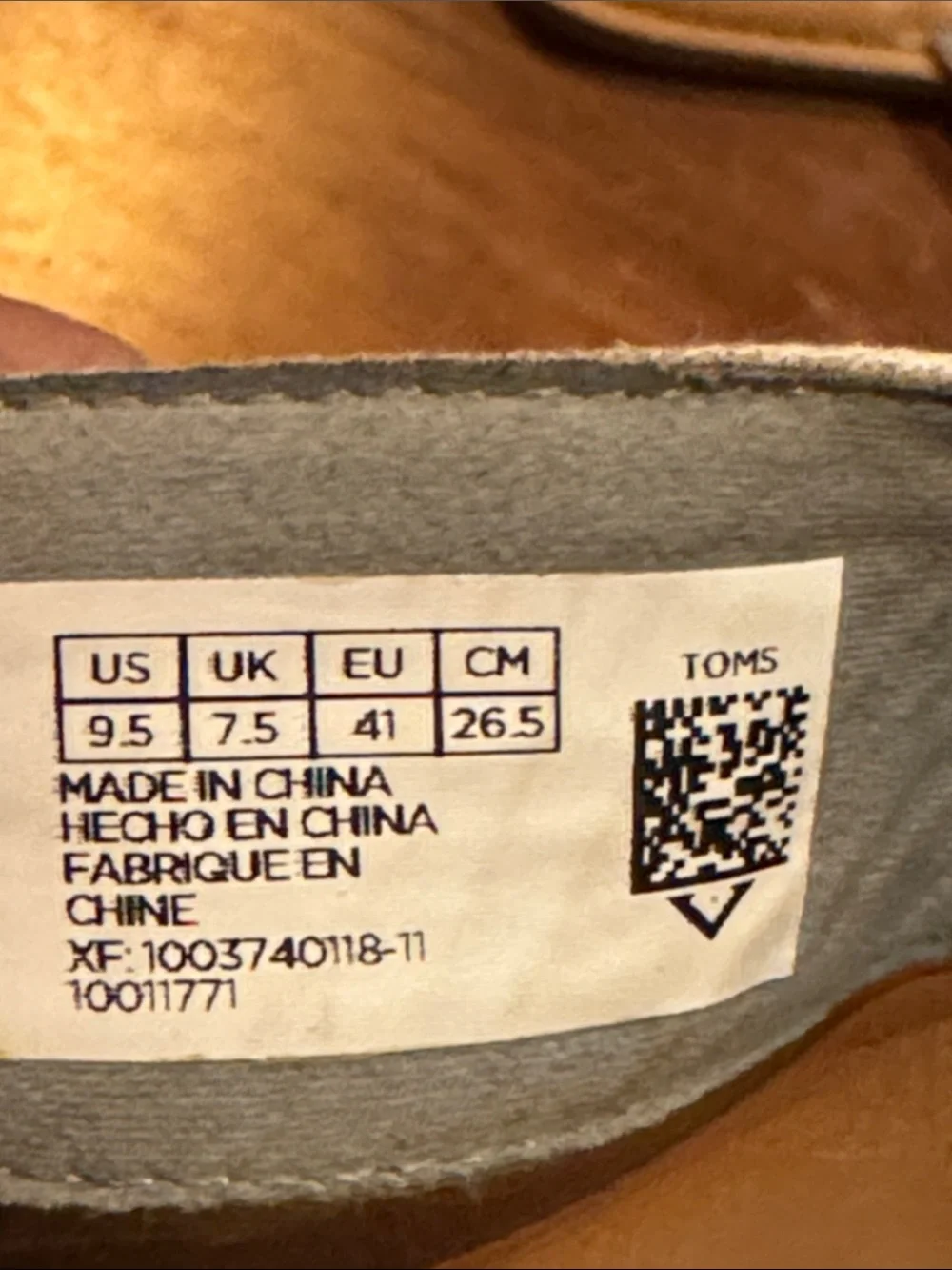 TOMS Women’s VIV Silver Speccio Slide Sandal Shoe 9.5 Metallic Crisscross Strap